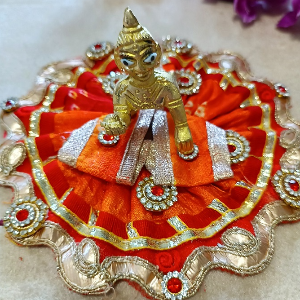 Laddu Gopal Gotta Patti Poshak Red